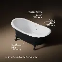 Kohler 21000-P5-0 Artifacts 66X33 Bath, Iron Gate Back