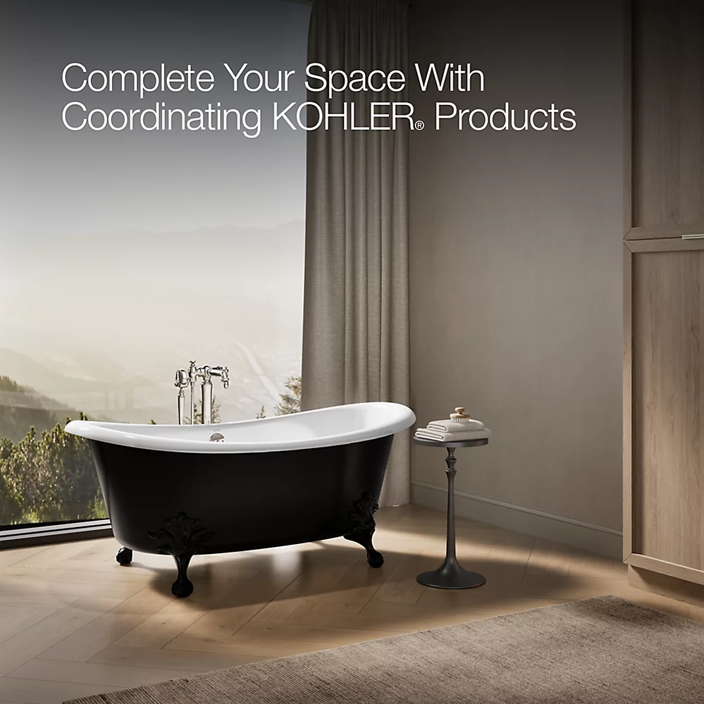Kohler 21000-P5-0 Artifacts 66X33 Bath, Iron Gate Back