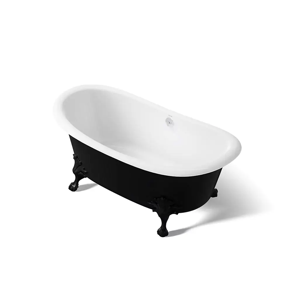 Kohler 21000-P5-0 Artifacts 66X33 Bath, Iron Gate Back
