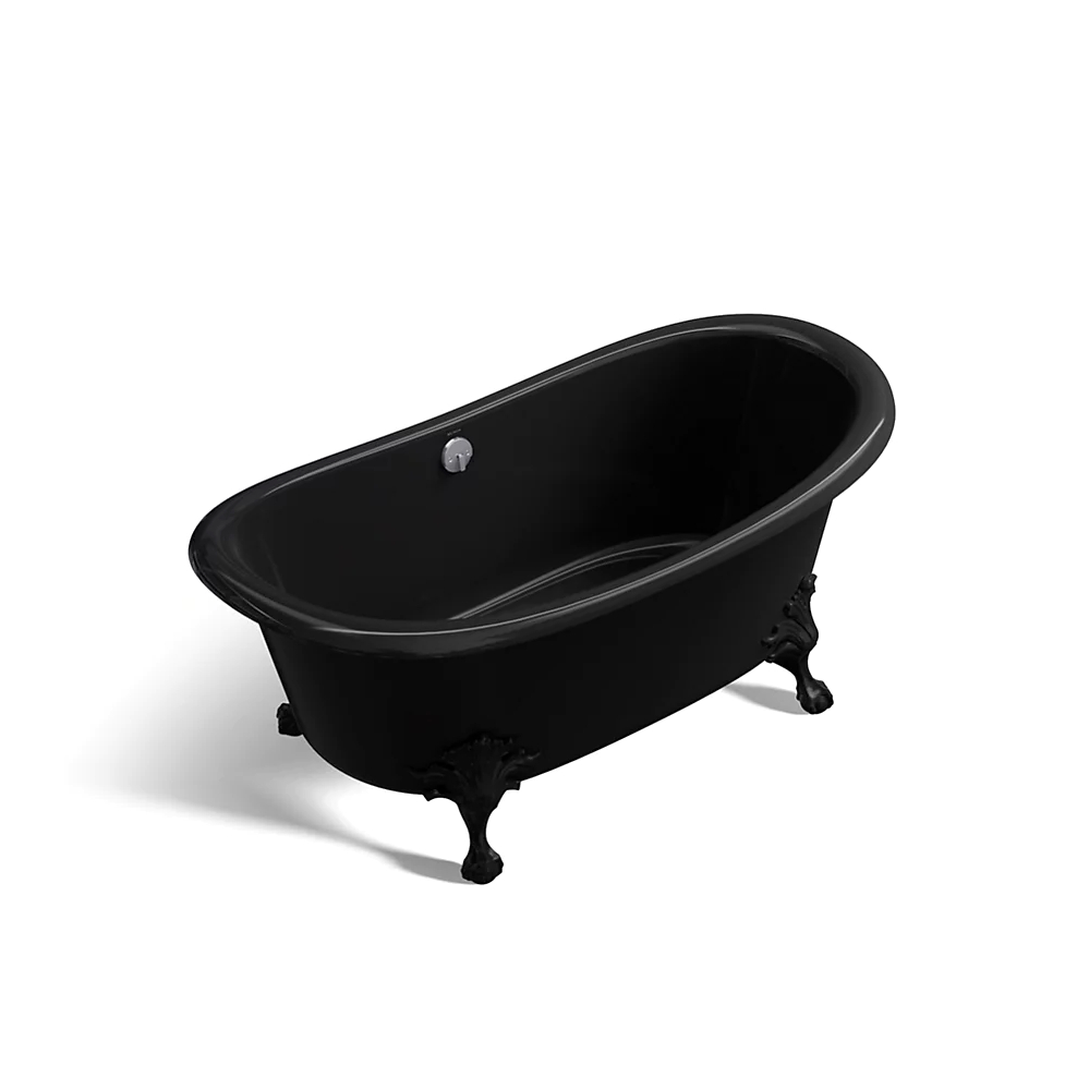 Kohler 21000-P5-7 Artifacts 66X33 Bath, Iron Gate Back