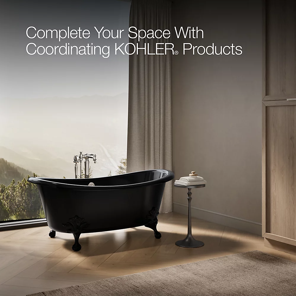 Kohler 21000-P5-7 Artifacts 66X33 Bath, Iron Gate Back