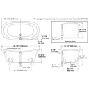 Kohler 21000-PPB-0 Artifacts 66X33 Bath