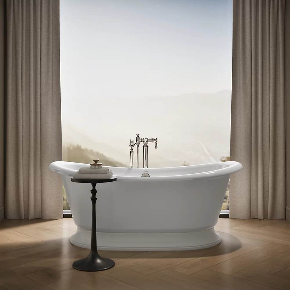 Kohler 21000-W-0 Artifacts 66X33 Bath, White Back