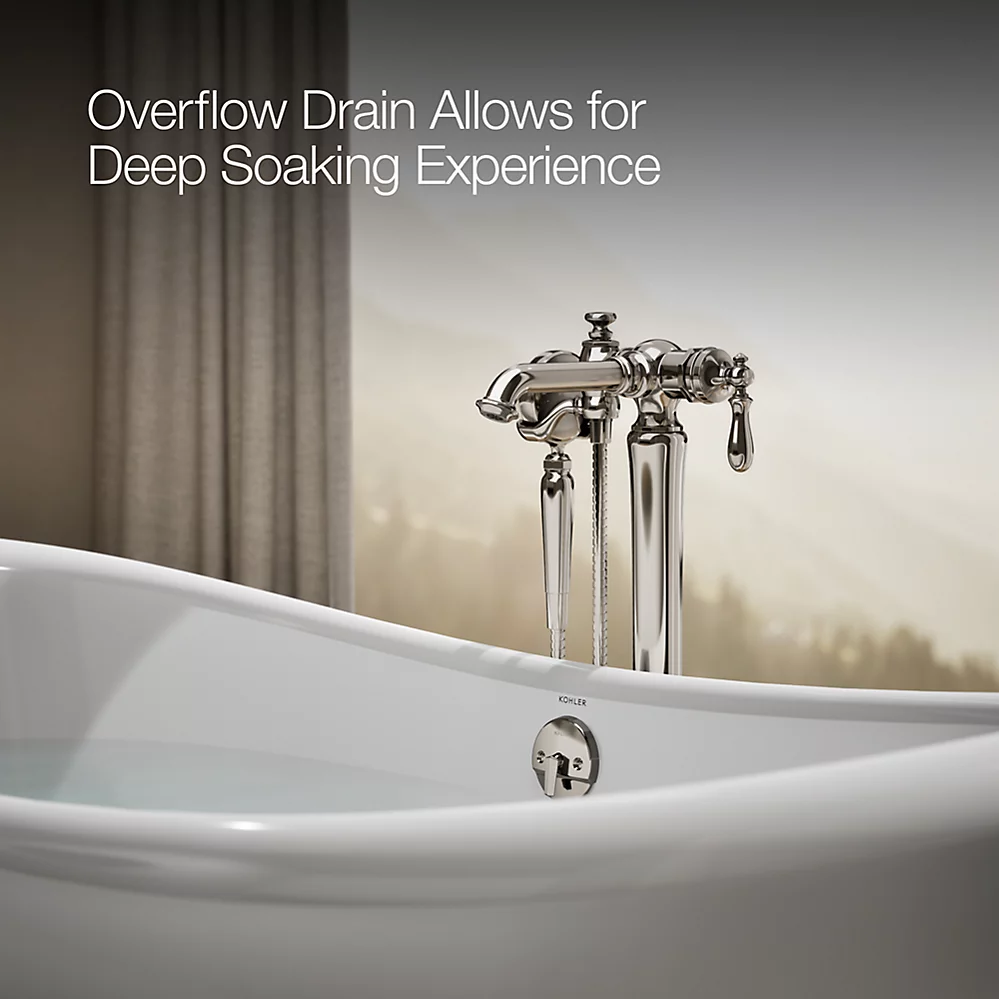 Kohler 21000-W-0 Artifacts 66X33 Bath, White Back
