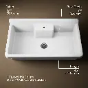 Kohler 21103-1HP5-0 Farmstead Freestanding Kitchen Sink