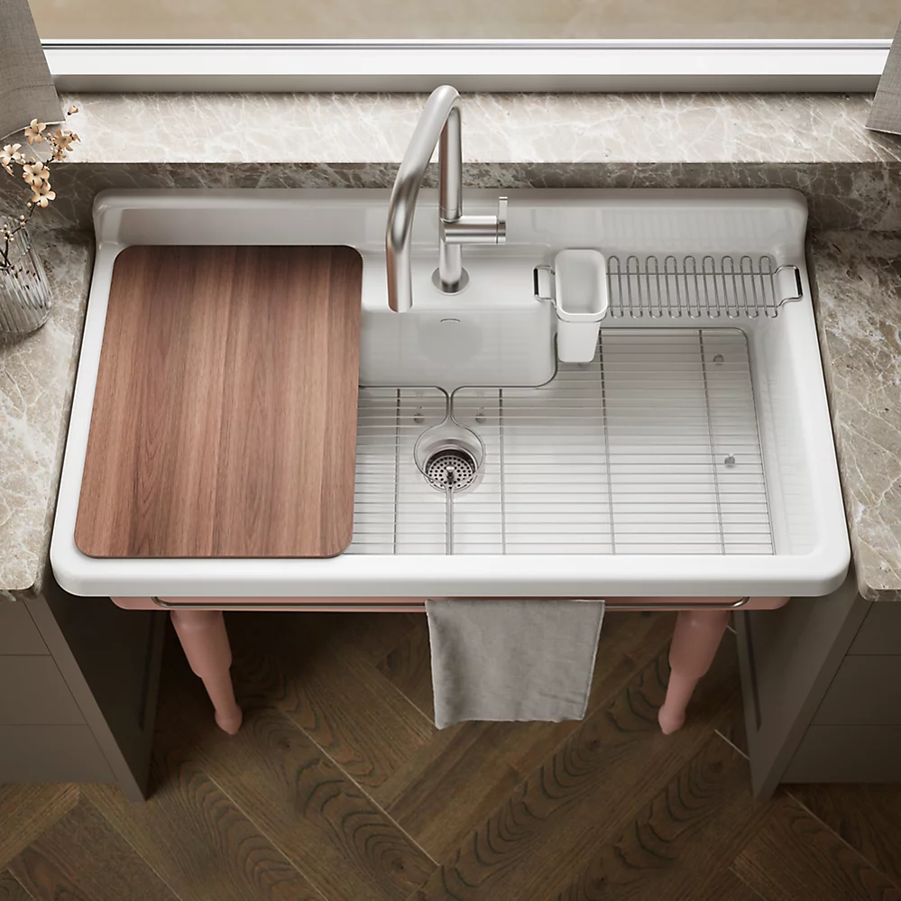 Kohler 21103-1HPSG-0 Farmstead Freestanding Kitchen Sink