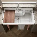 Kohler 21103-1HPSG-0 Farmstead Freestanding Kitchen Sink