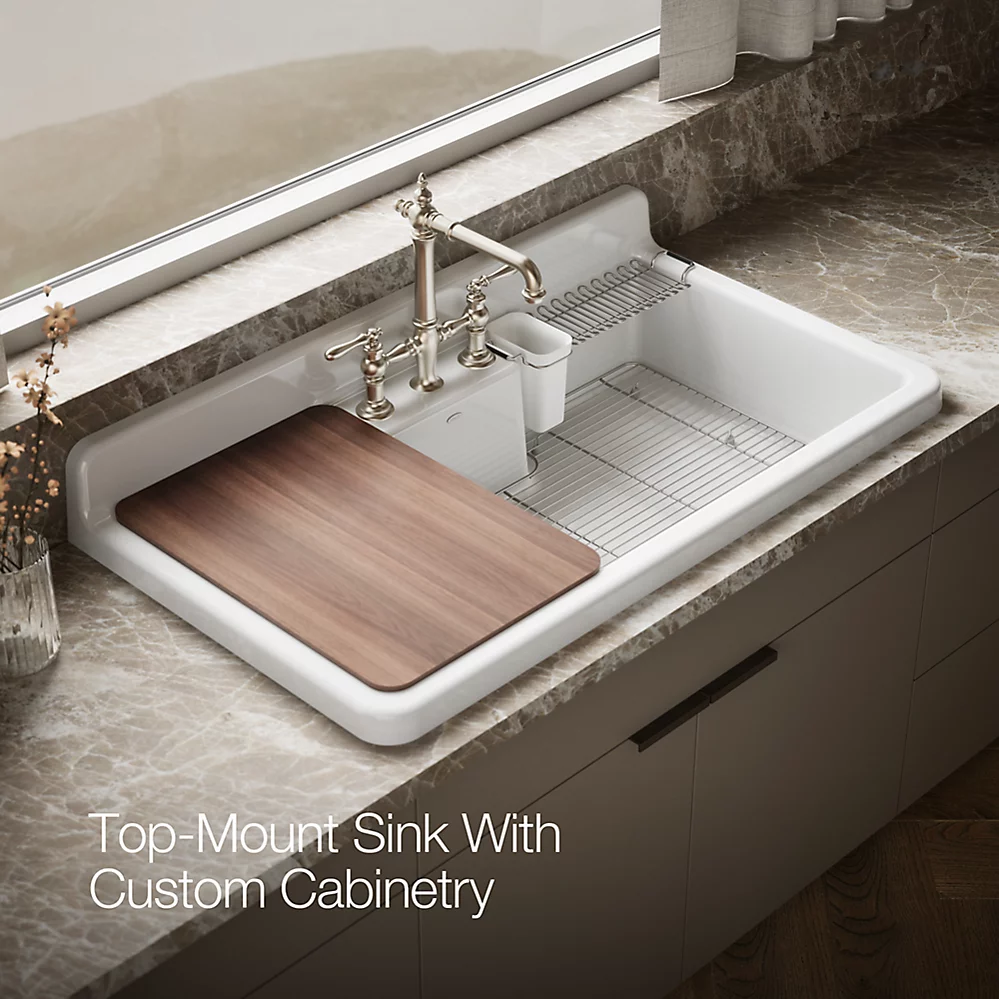 Kohler 21103-3HP5-0 Farmstead Freestanding Kitchen Sink