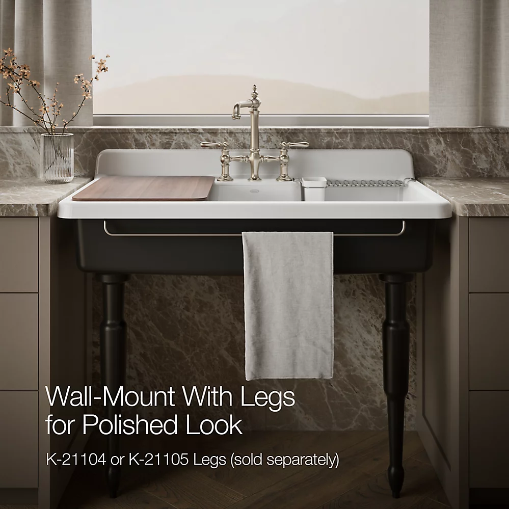 Kohler 21103-3HP5-0 Farmstead Freestanding Kitchen Sink