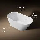 Kohler 21388-0 Brazn Freestanding Bath 66X35