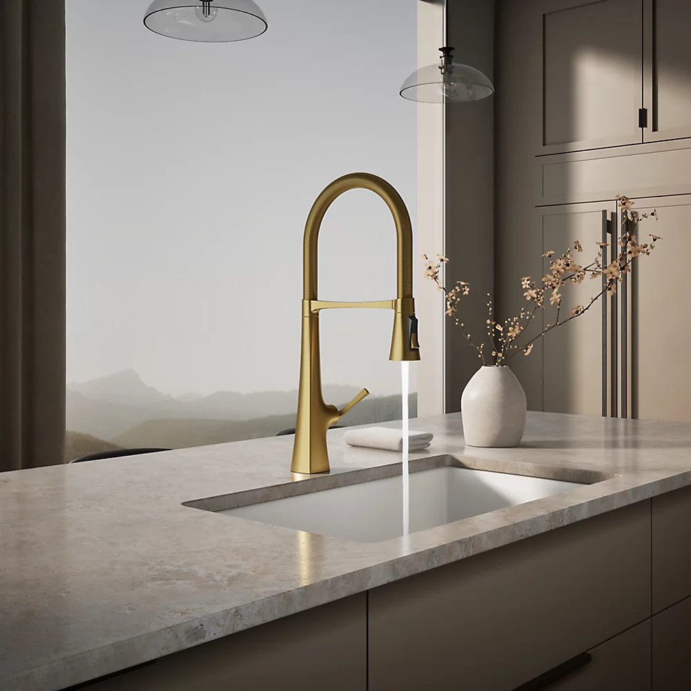 Kohler 22060-2MB Graze Semi-Pro Kitchen Faucet