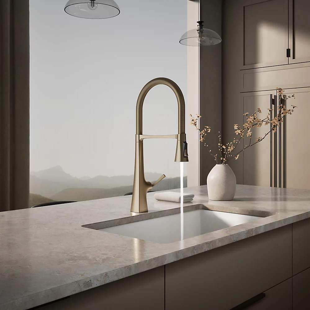 Kohler 22060-BV Graze Semi-Pro Kitchen Faucet