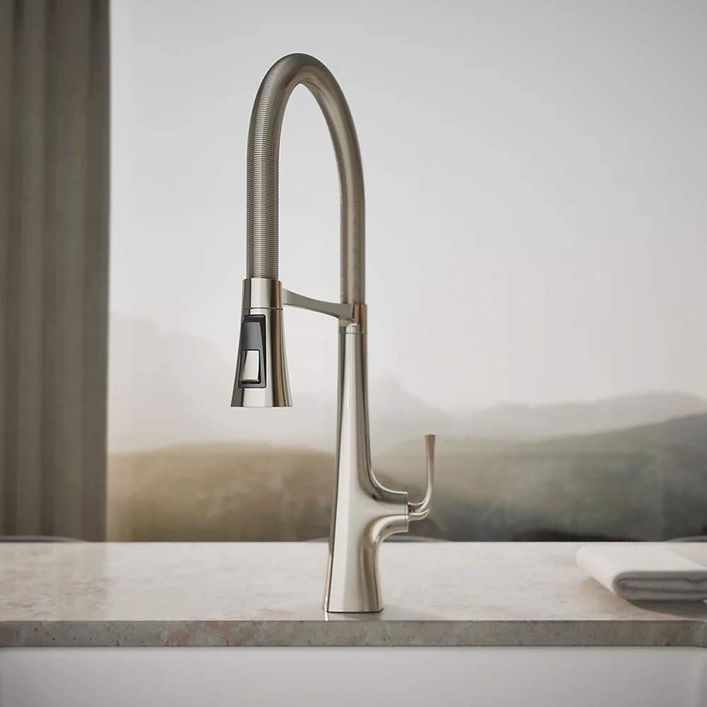 Kohler 22060-SN Graze Semi-Pro Kitchen Faucet
