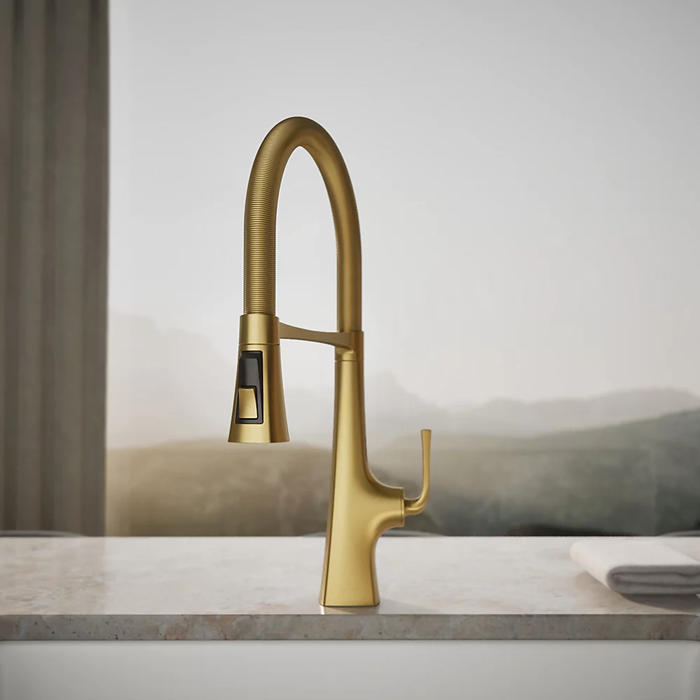 Kohler 22061-2MB Graze Medium Semi-Pro Kitchen Faucet