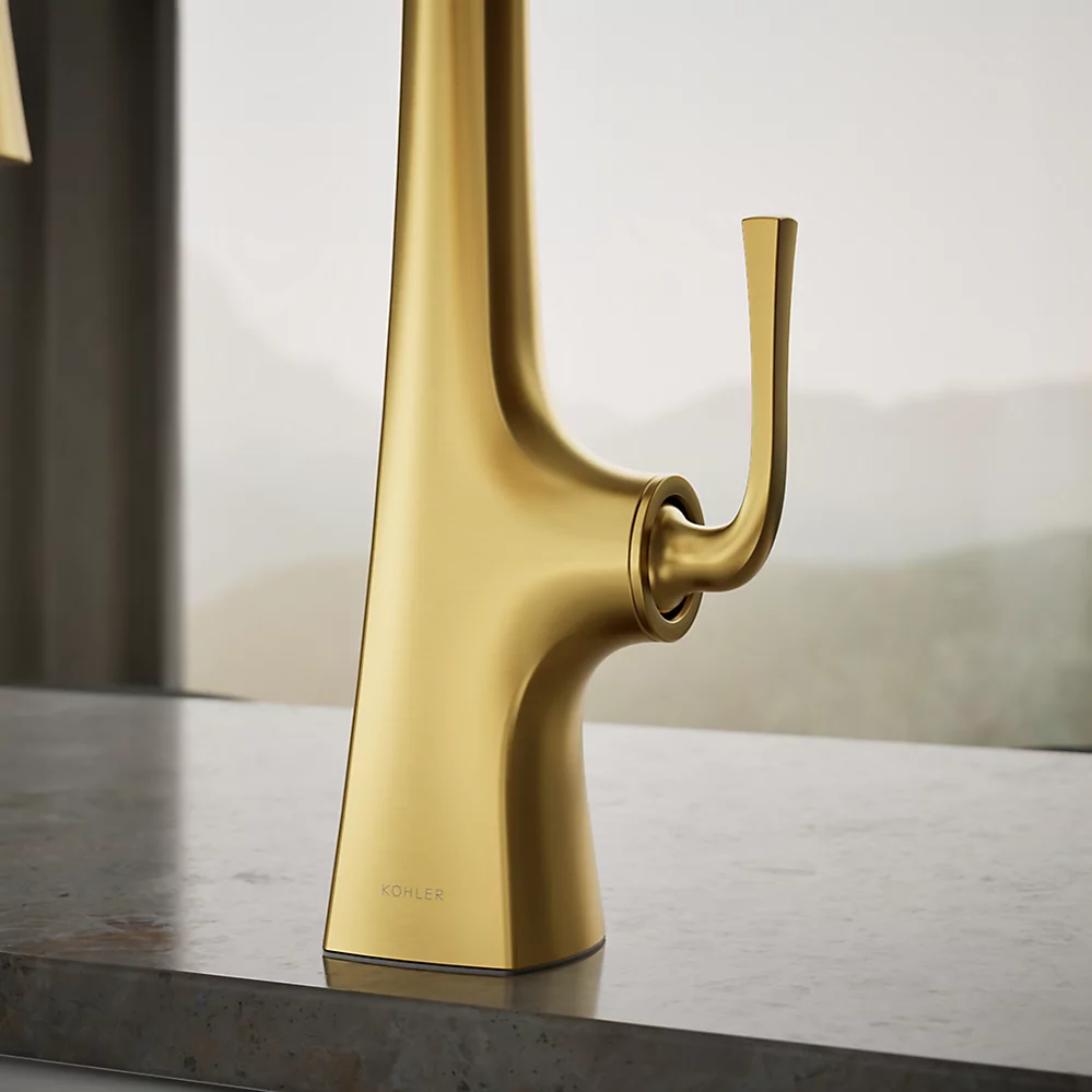 Kohler 22061-2MB Graze Medium Semi-Pro Kitchen Faucet