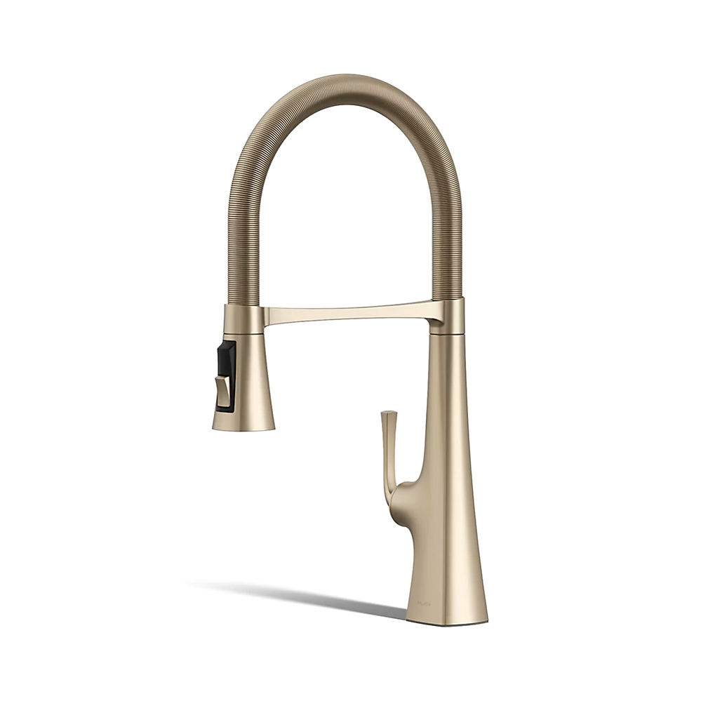 Kohler 22061-BV Graze Medium Semi-Pro Kitchen Faucet