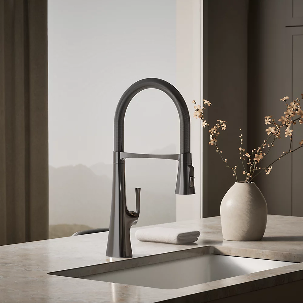 Kohler 22061-TT Graze Medium Semi-Pro Kitchen Faucet