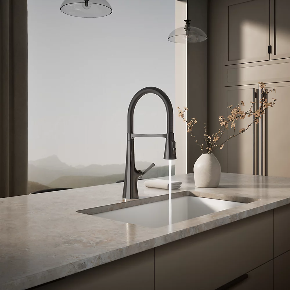 Kohler 22061-TT Graze Medium Semi-Pro Kitchen Faucet