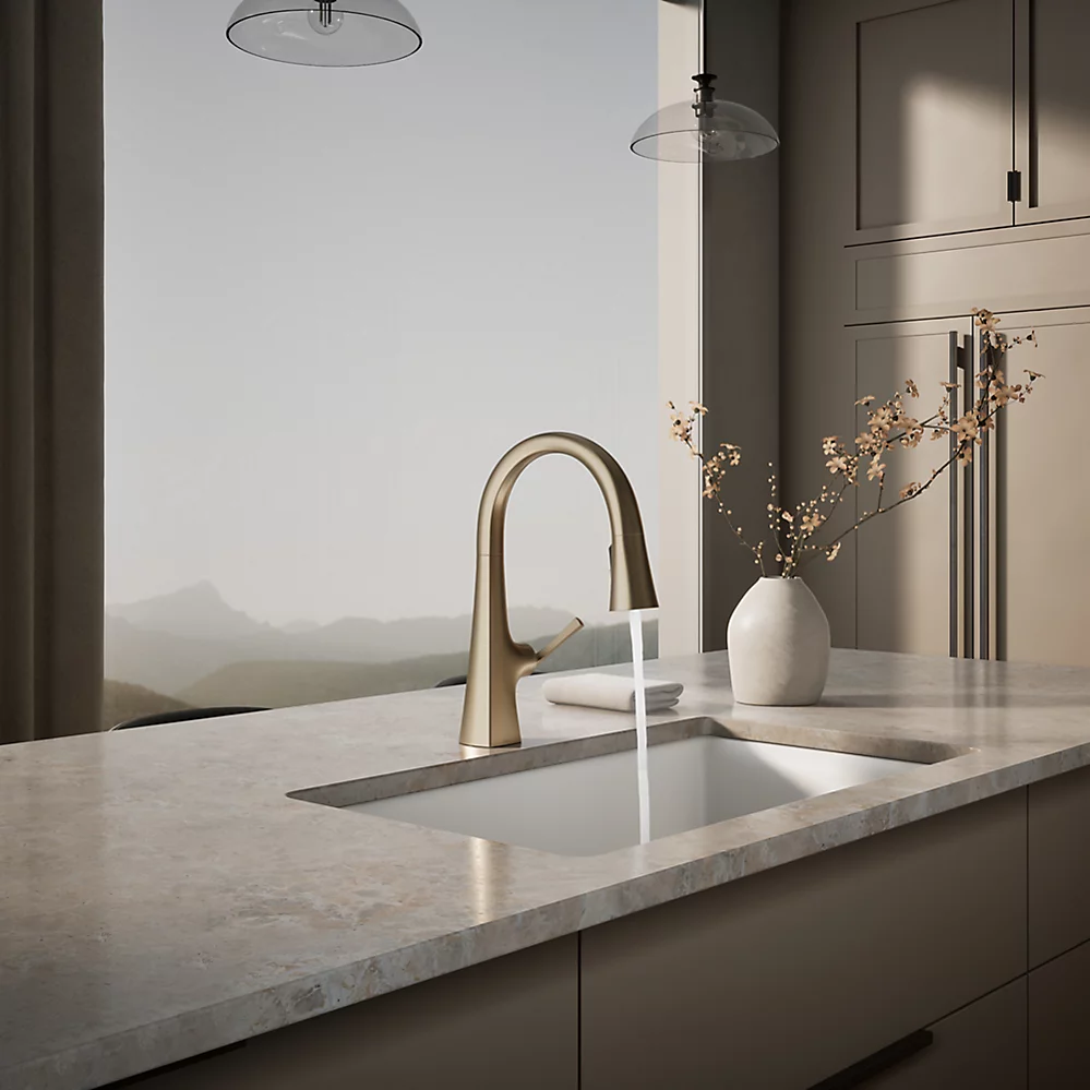 Kohler 22063-BV Graze Secondary Pull-Down Kitchen Fct