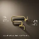 Kohler 22066-2MB Graze Wall-mount Pot Filler Vibrant Brushed Moderne Brass