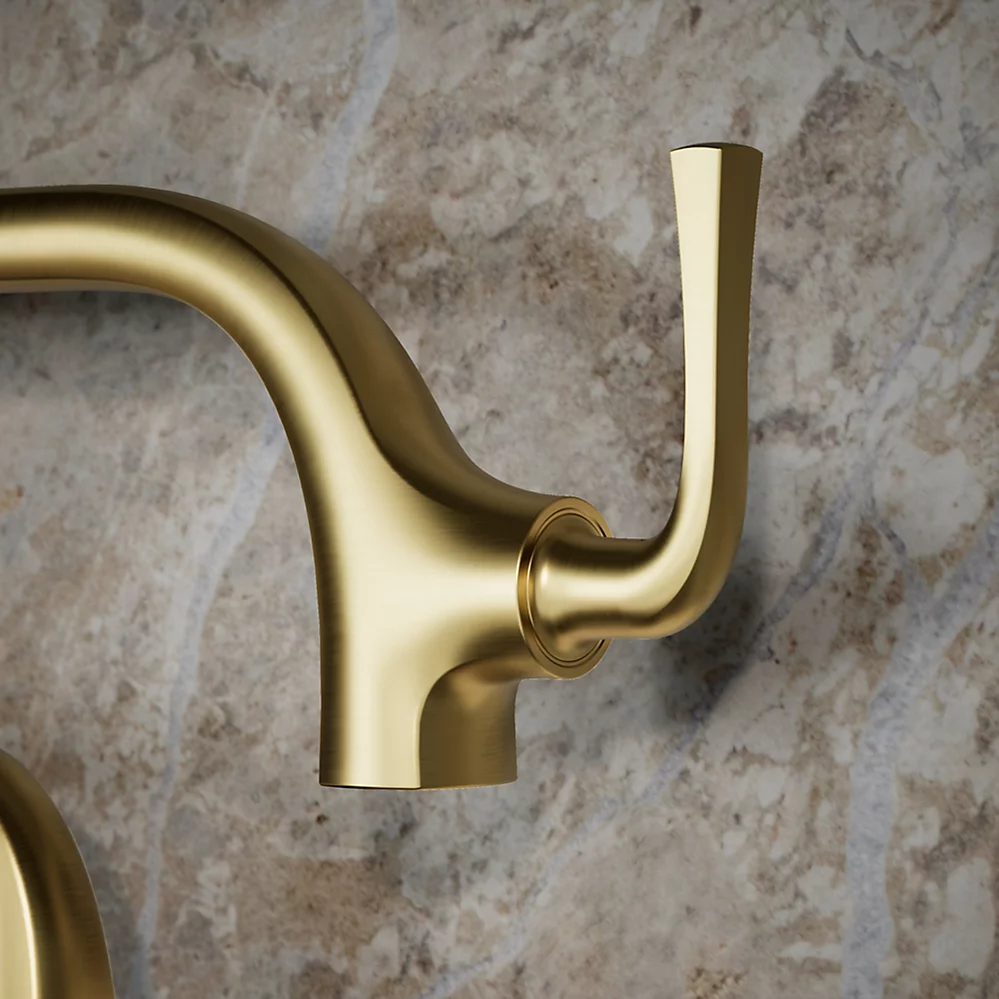 Kohler 22066-2MB Graze Wall-mount Pot Filler Vibrant Brushed Moderne Brass