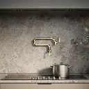 Kohler 22066-2MB Graze Wall-mount Pot Filler Vibrant Brushed Moderne Brass