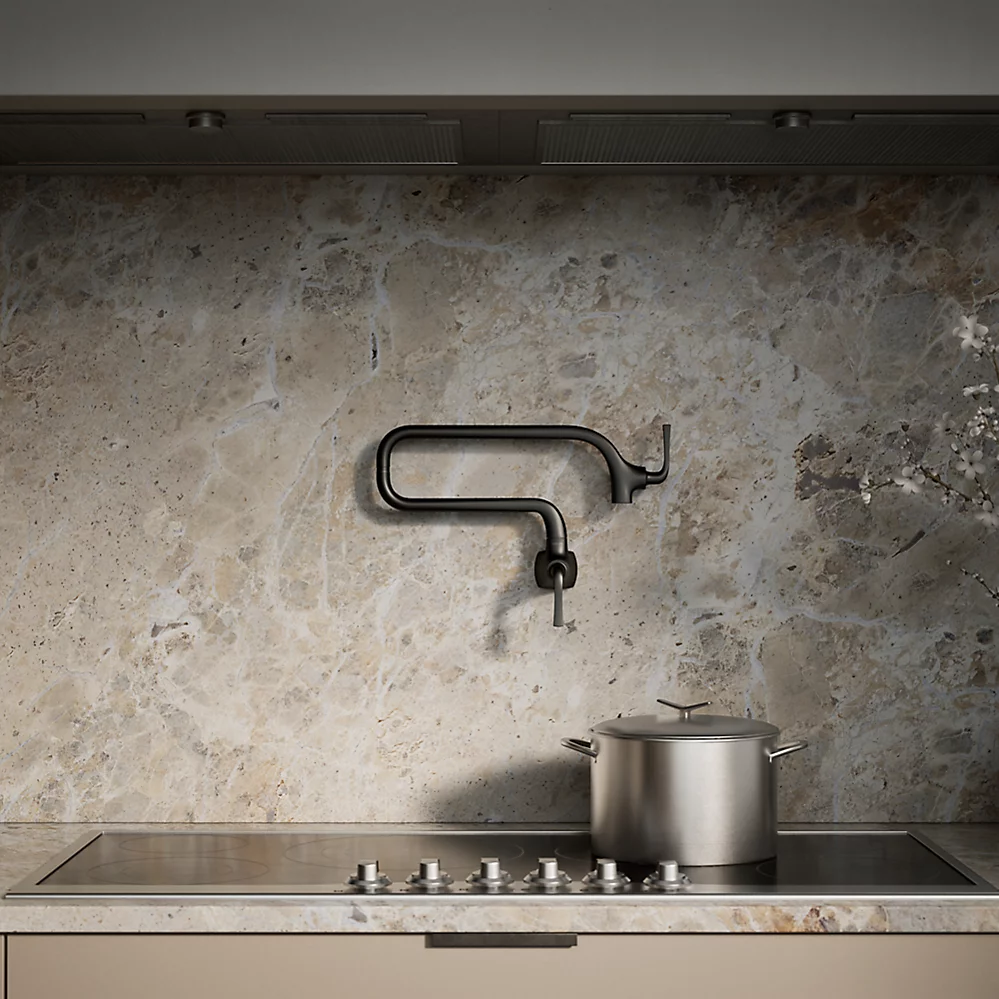 Kohler 22066-BL Graze Wm Pot Filler