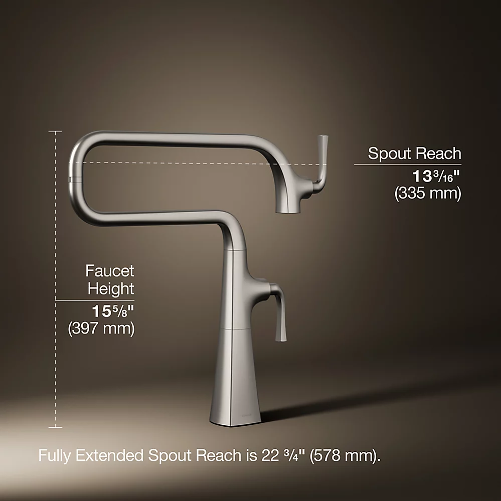 Kohler 22067-VS Graze Dm Pot Filler