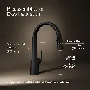 Kohler 22068-BL Graze Pull-Down Kitchen Fct W/Response