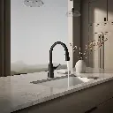 Kohler 22068-BL Graze Pull-Down Kitchen Fct W/Response