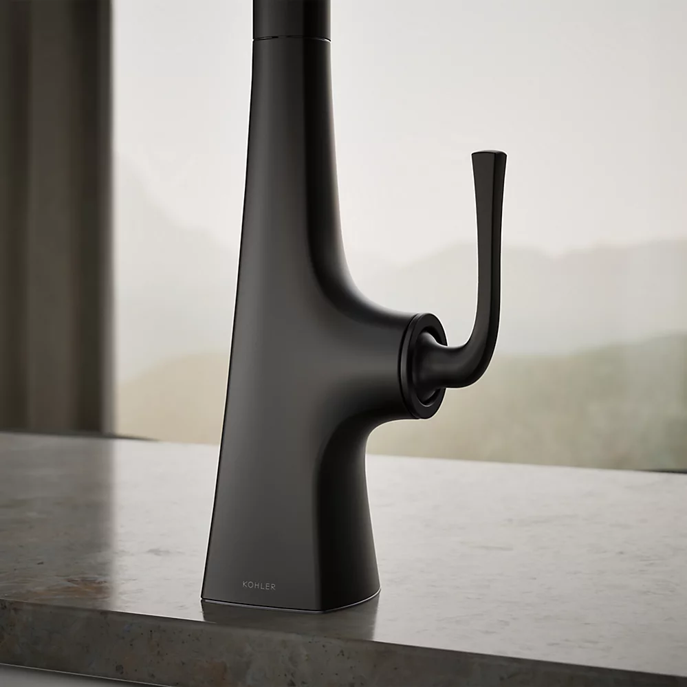 Kohler 22068-BL Graze Pull-Down Kitchen Fct W/Response