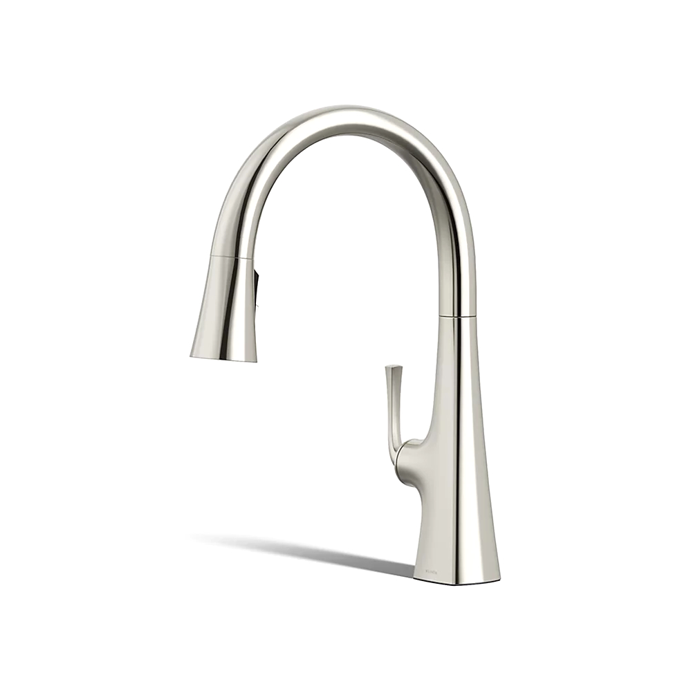 Kohler 22068-SN Graze Pull-Down Kitchen Fct W/Response