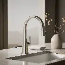 Kohler 22068-SN Graze Pull-Down Kitchen Fct W/Response