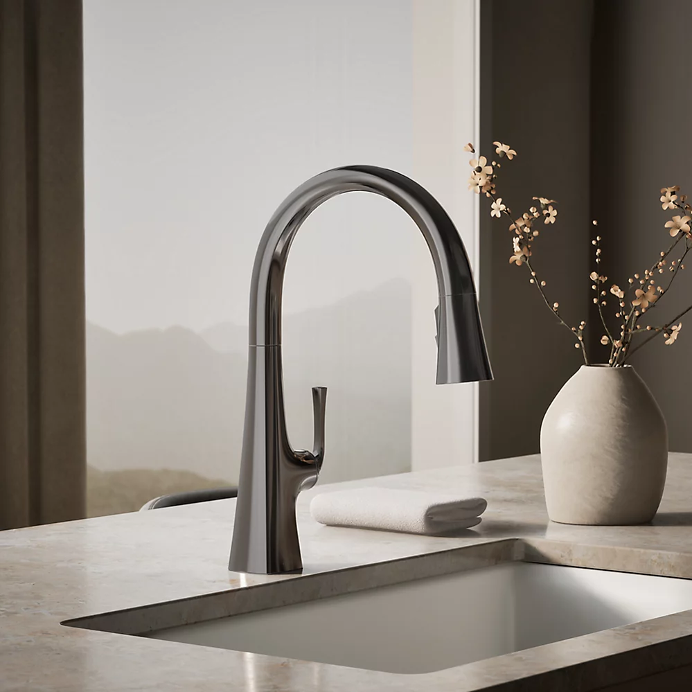 Kohler 22068-TT Graze Pull-Down Kitchen Fct W/Response