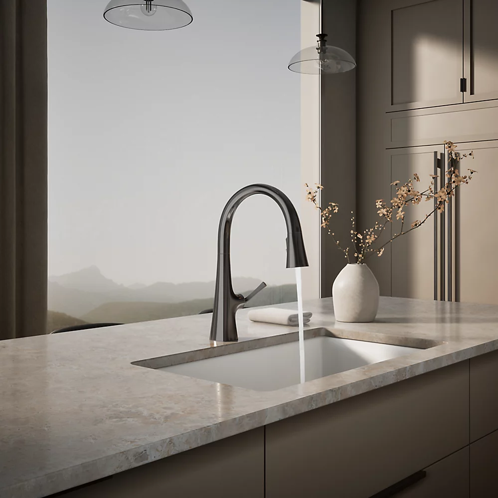 Kohler 22068-TT Graze Pull-Down Kitchen Fct W/Response