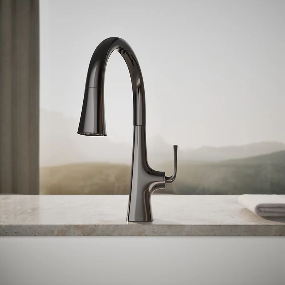 Kohler 22068-TT Graze Pull-Down Kitchen Fct W/Response