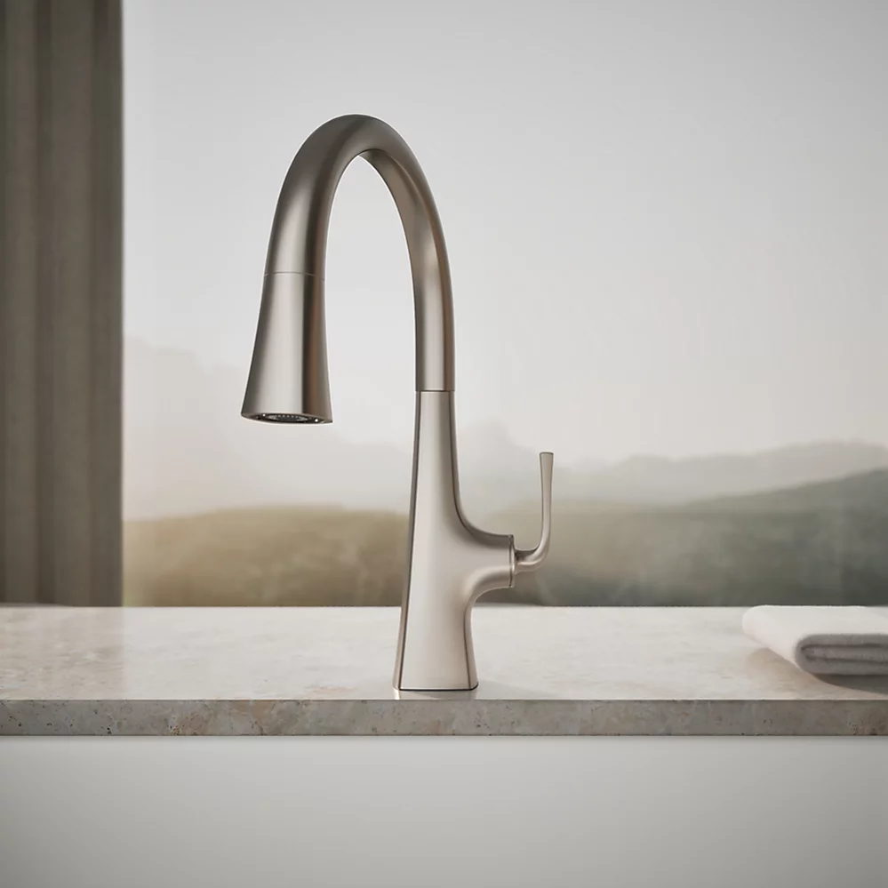 Kohler 22068-VS Graze Pull-Down Kitchen Fct W/Response