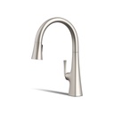 Kohler 22068-VS Graze Pull-Down Kitchen Fct W/Response