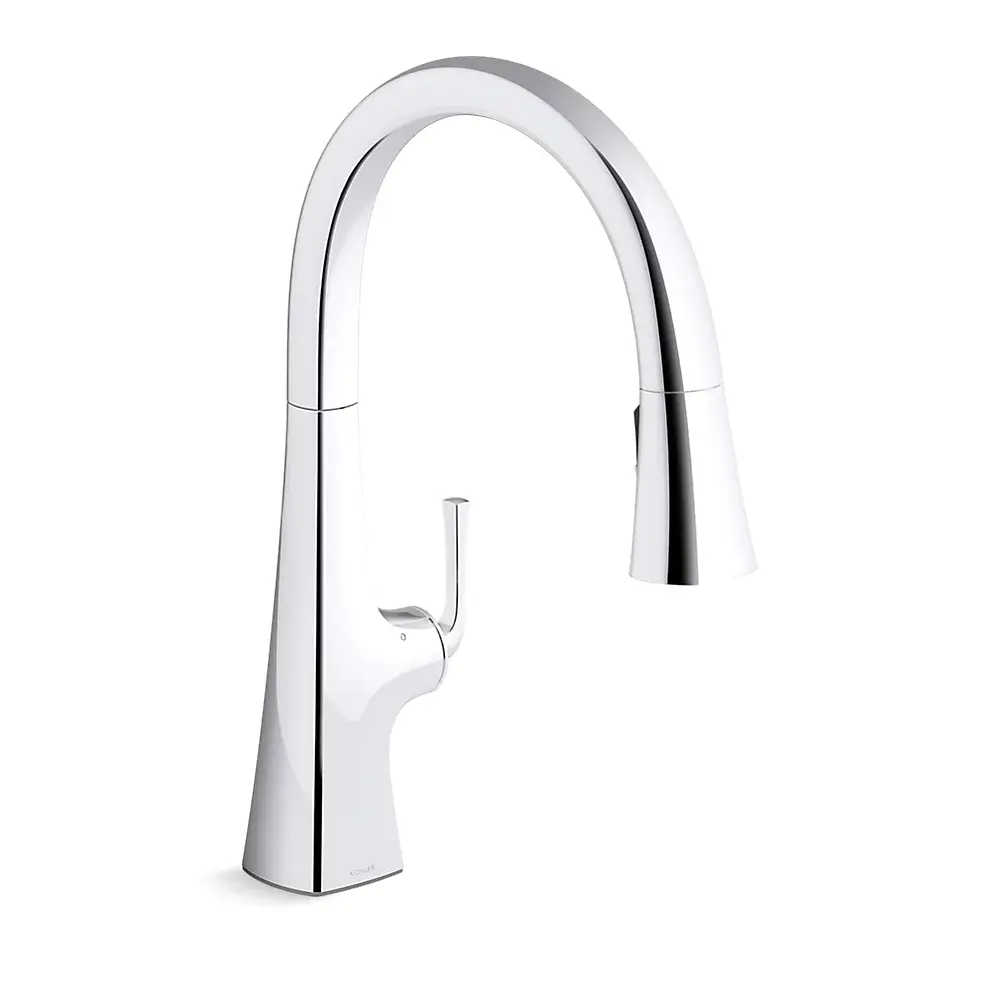 Kohler 22068-WB-CP Graze Pull-Down W/ Kohler Konnect