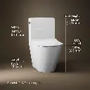 Kohler 22378-0 Brazn 1Pc Toilet 305Mm W/ Seat
