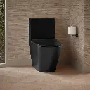 Kohler 22378-HB1 Brazn 1Pc Toilet W/Seat Honed Black