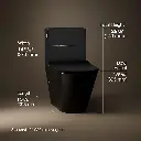 Kohler 22378-HB1 Brazn 1Pc Toilet W/Seat Honed Black