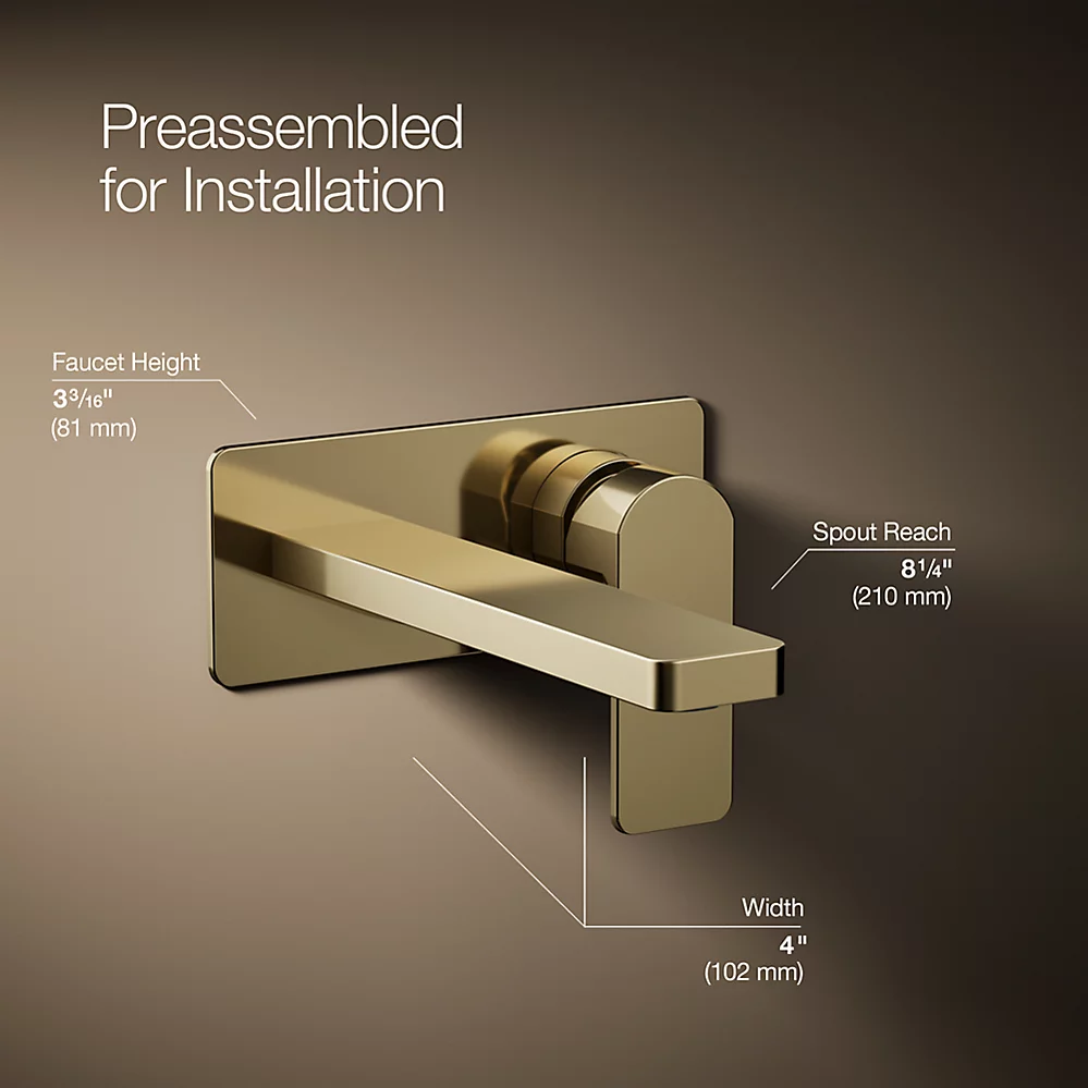 Kohler 22567-4-AF Parallel 1 Handle Wm Lav Faucet Lever