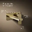 Kohler 22567-4-AF Parallel 1 Handle Wm Lav Faucet Lever