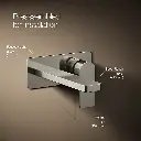 Kohler 22567-4-BN Parallel 1 Handle Wm Lavatory Faucet Lever