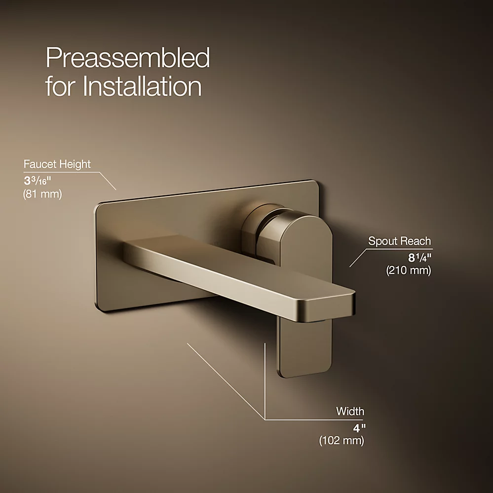 Kohler 22567-4-BV Parallel 1 Handle Wm Lav Faucet Lever