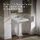 Kohler 2258-1-0 Memoirs 27 Ped/Lav-1H/Classic