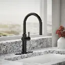 Kohler 22974-BL Crue Touchless Pulldown Kitchen Faucet Matte Black