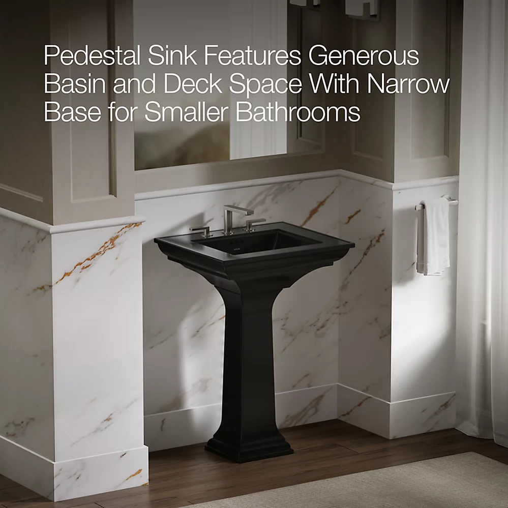 Kohler 2344-8-7 Memoirs Stately 24 Pedestal Lavatory