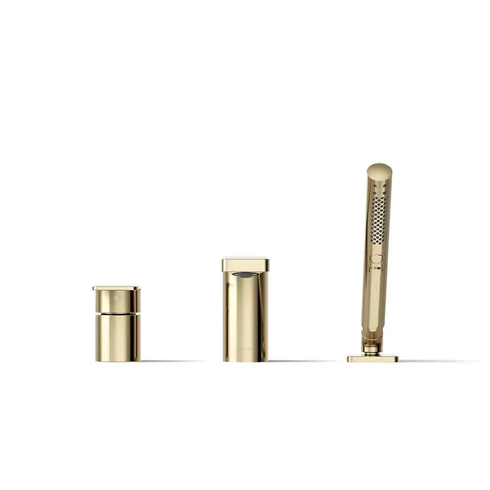 Kohler 23488-4-AF Parallel 3Hole Bath Filler W/ Hndshwr